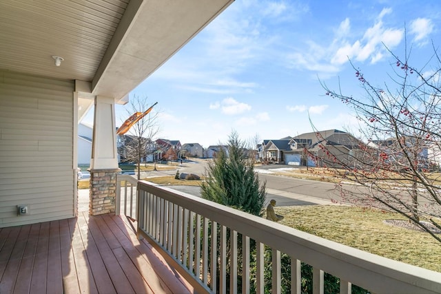 balcony with covered porch