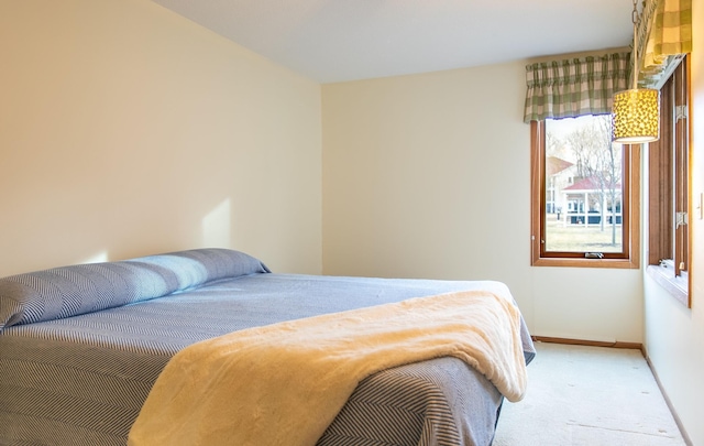 bedroom featuring carpet flooring