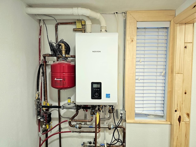 utilities featuring tankless water heater