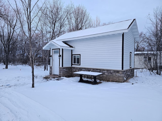 view of front of home