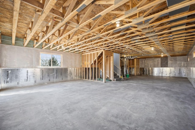 miscellaneous room featuring concrete flooring