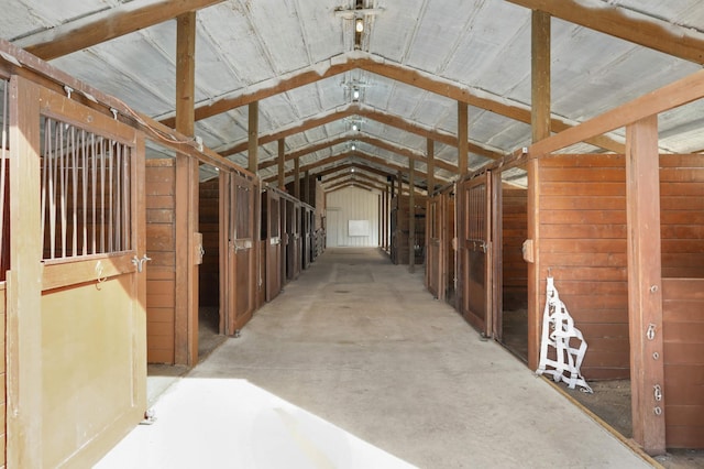 view of stable