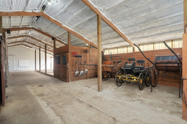 view of horse barn