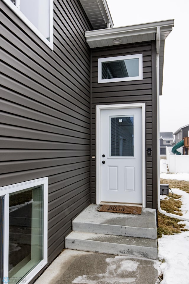 view of property entrance