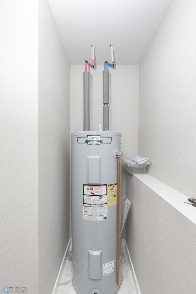 utilities featuring water heater