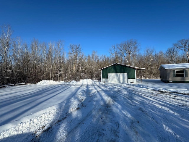 66156 County Road 132, Northome, MN 56661 - exterior space with a garage and an outbuilding