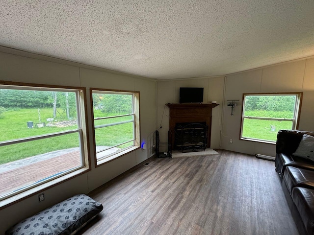 66156 County Road 132, Northome, MN 56661 - living room featuring a textured ceiling