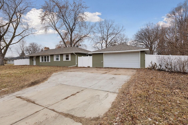 view of ranch-style house