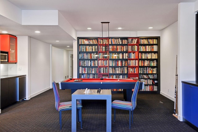 3529 Green Ridge Rd, Minnetonka, MN 55305 - carpeted dining area with baseboards and recessed lighting
