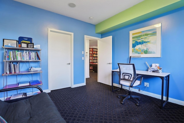 3529 Green Ridge Rd, Minnetonka, MN 55305 - office featuring baseboards and carpet flooring