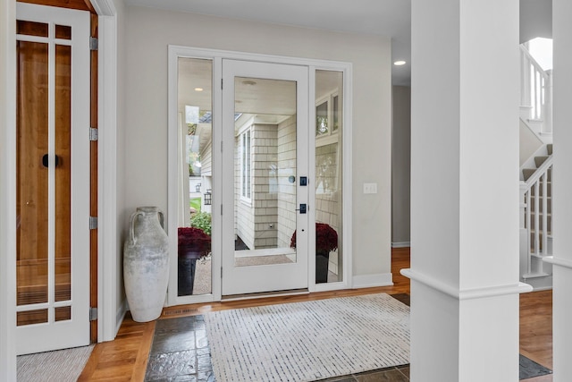 view of entrance foyer