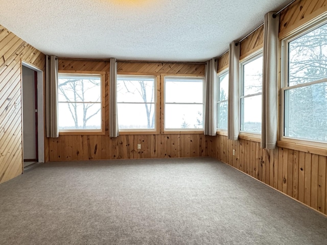 unfurnished sunroom featuring plenty of natural light