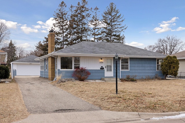 view of ranch-style house