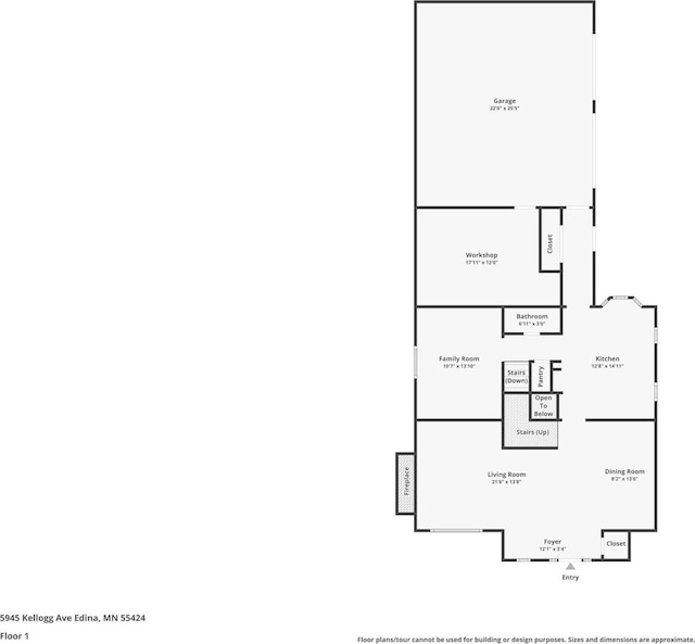 5945 Kellogg Ave, Edina, MN 55424 - property floor plan