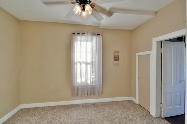 303 Alexandria St NW, Evansville, MN 56326 - unfurnished room with carpet flooring and ceiling fan