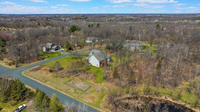 24455 Crocus St NW, Saint Francis, MN 55070 - birds eye view of property featuring a wooded view
