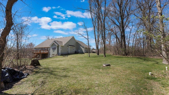 24455 Crocus St NW, Saint Francis, MN 55070 - view of yard with a deck