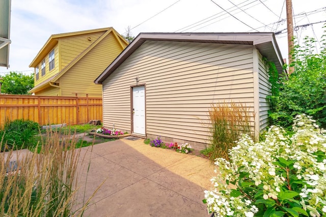 view of outbuilding