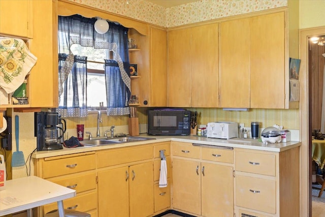 kitchen featuring sink and a wealth of natural light