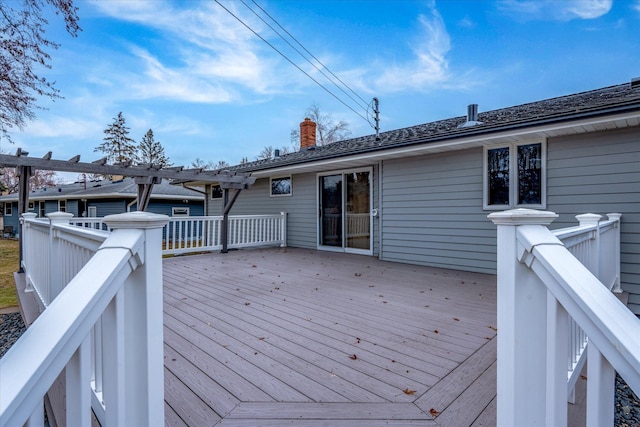 view of deck