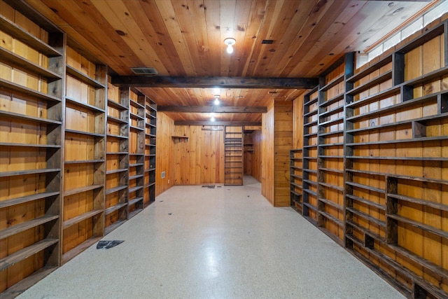 view of storage room