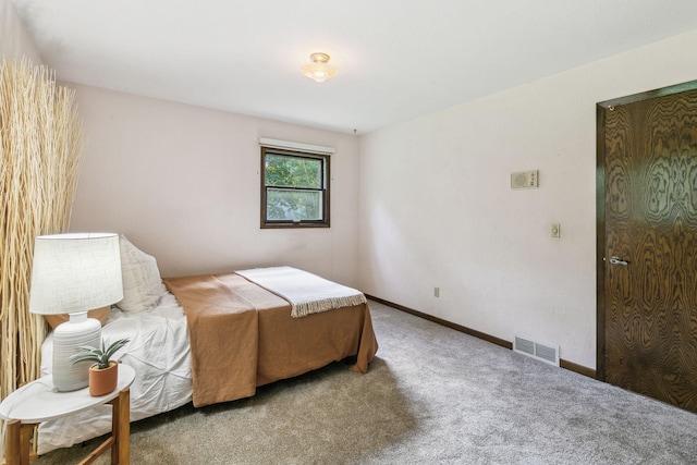 bedroom featuring carpet flooring