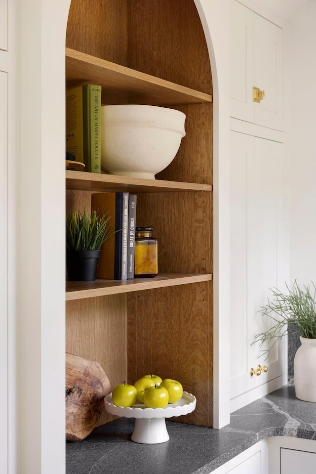 interior details with arched walkways