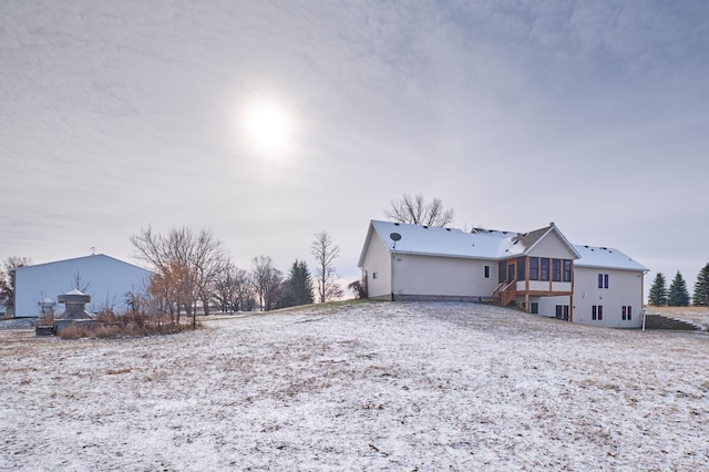 view of back of property