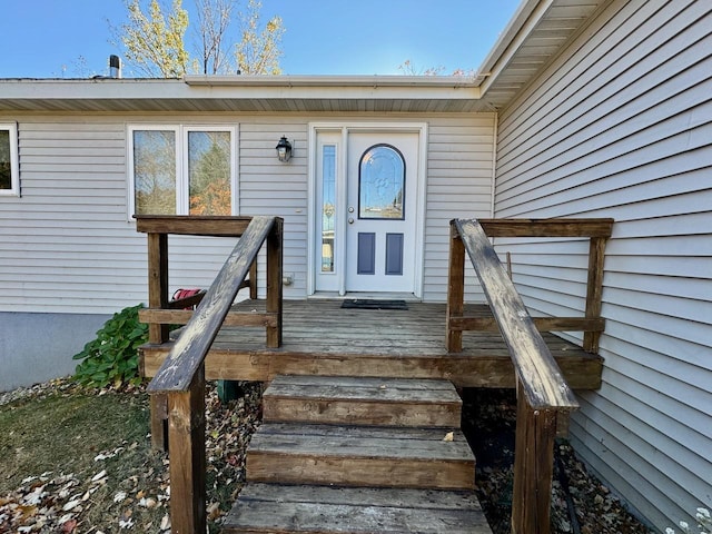 view of entrance to property