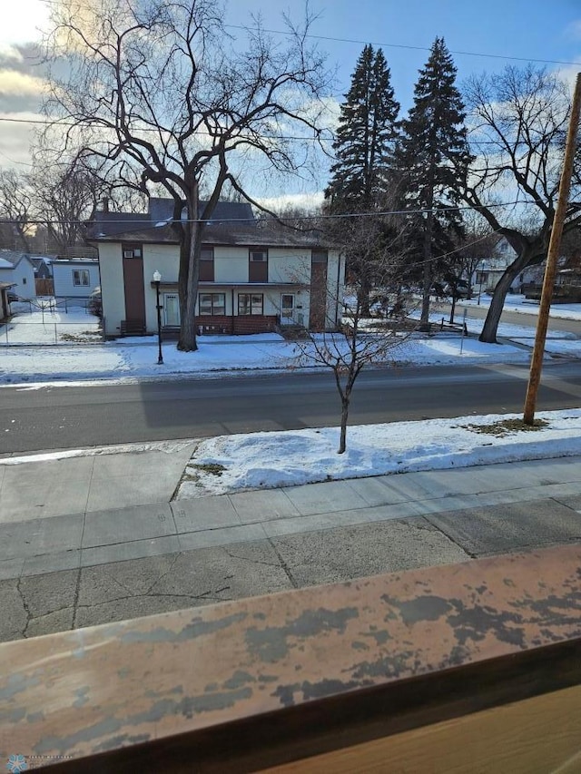 view of street with sidewalks