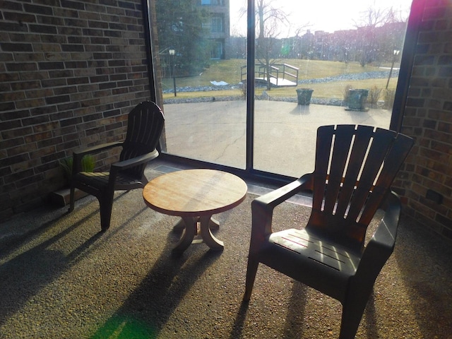 sunroom featuring plenty of natural light