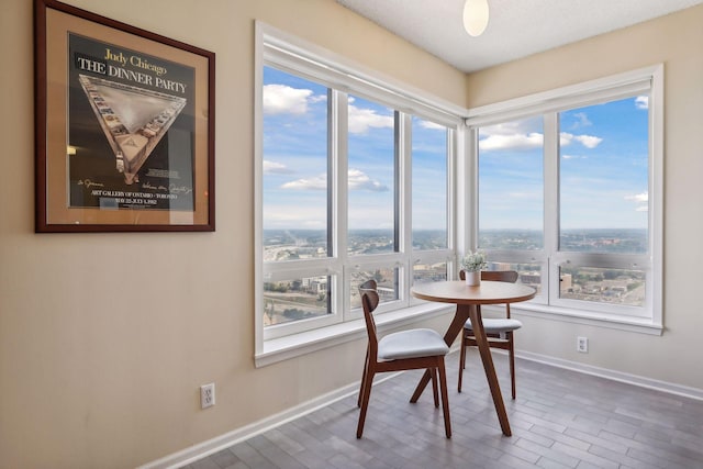 view of dining room