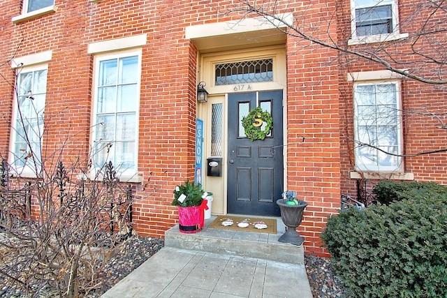 view of entrance to property