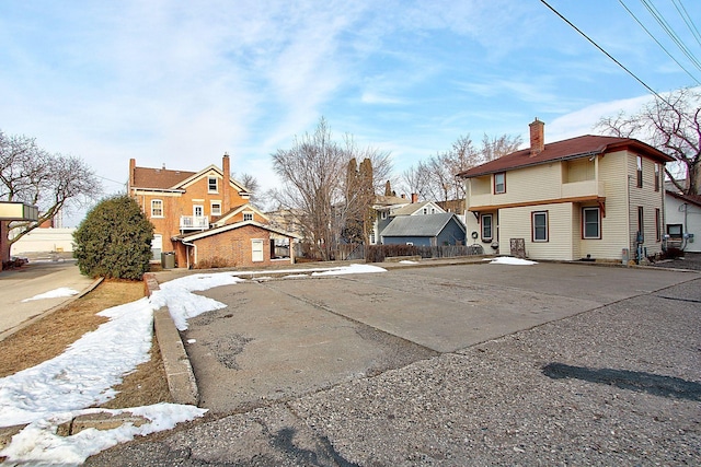 view of road