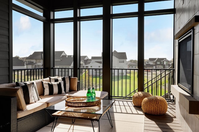 sunroom with a wealth of natural light