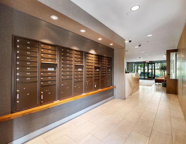 view of home's community featuring mail boxes