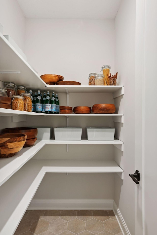 view of pantry