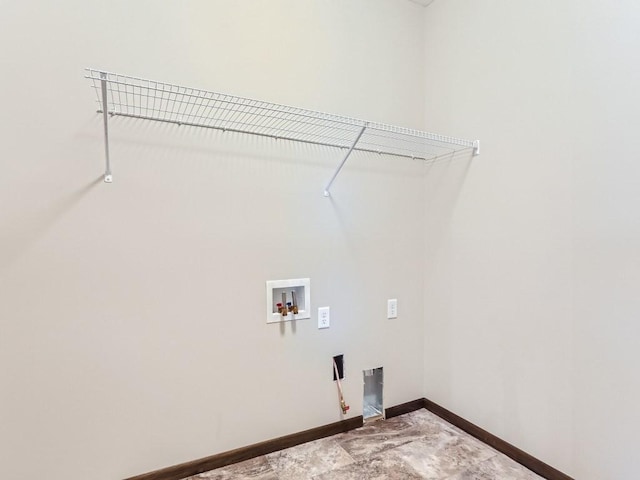 laundry area with washer hookup