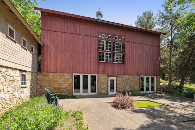 view of back of property