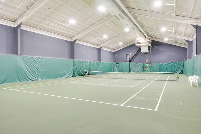 view of tennis court