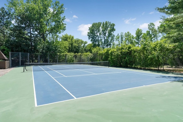 view of sport court with basketball court