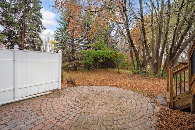 view of patio