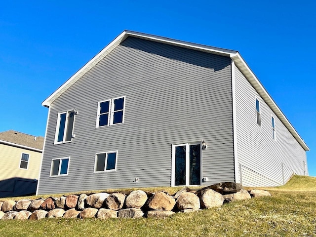 view of rear view of property