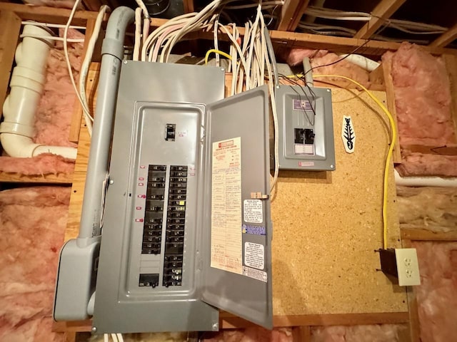 utilities with electric panel