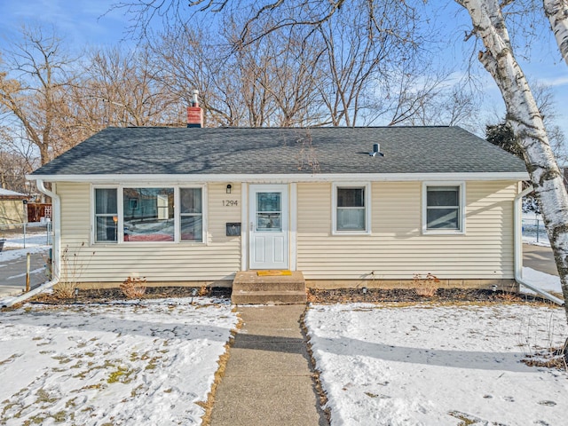 view of bungalow-style house