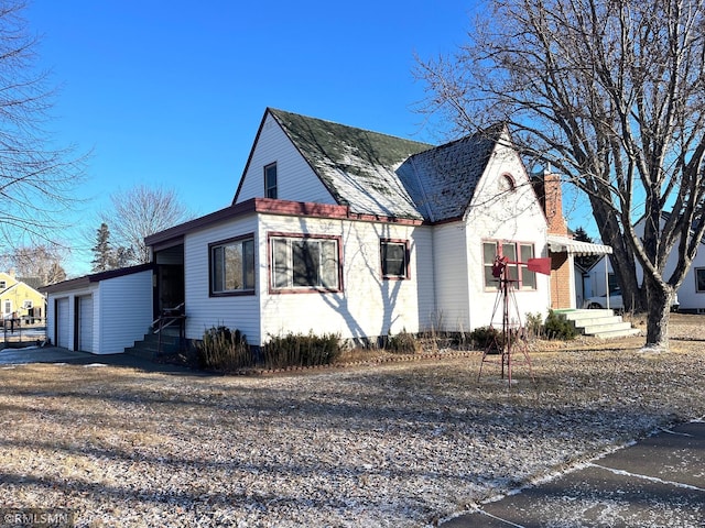 view of home's exterior