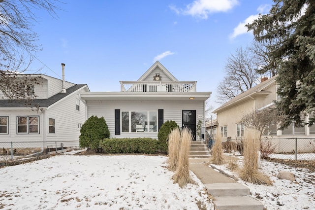 view of front of home