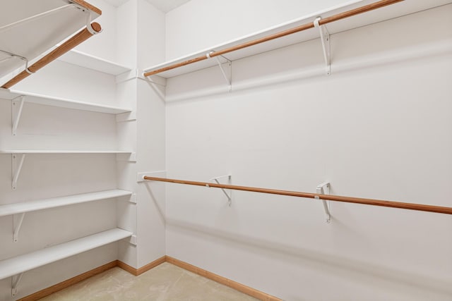 view of spacious closet