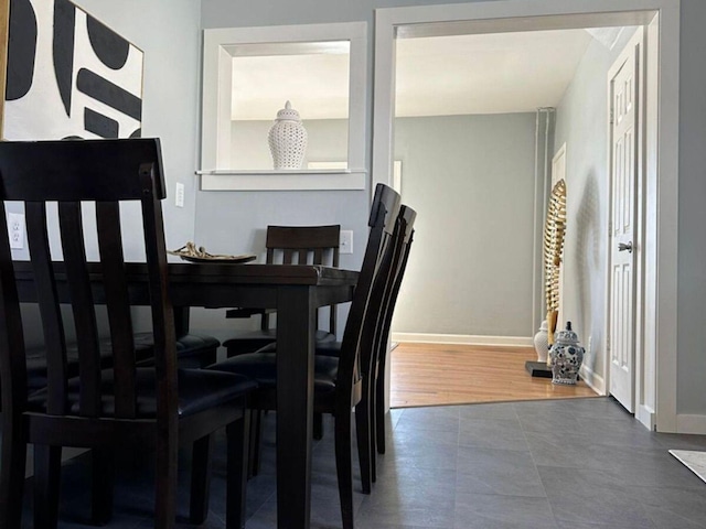 view of dining area