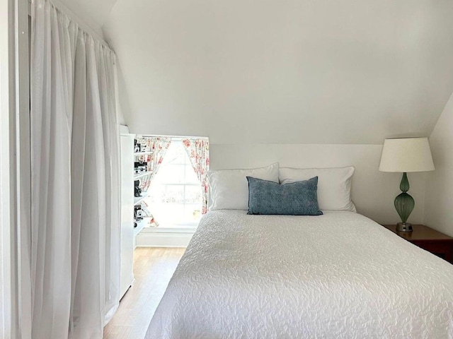 bedroom featuring hardwood / wood-style floors